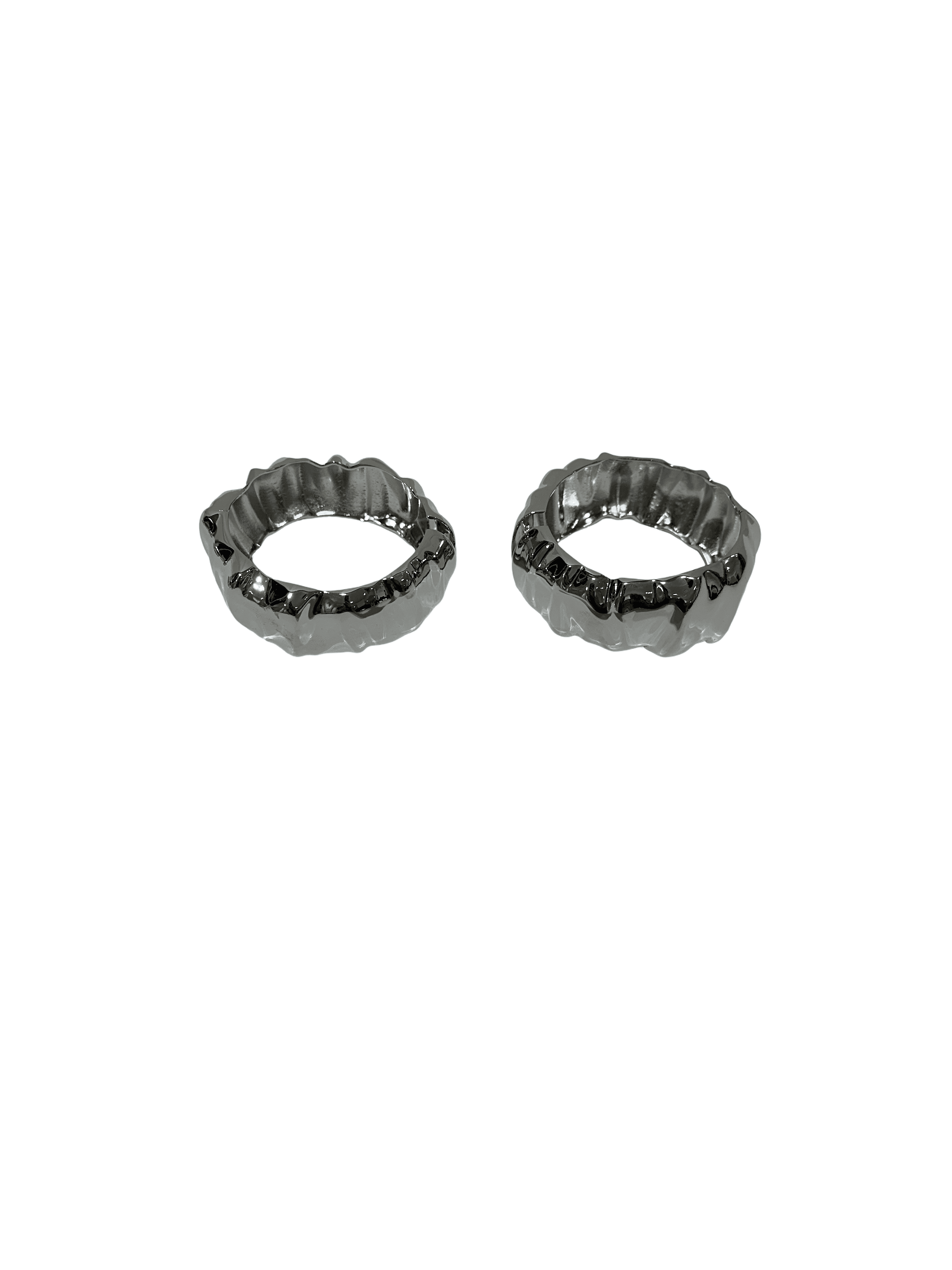 Molten Silver Cuff Bracelet