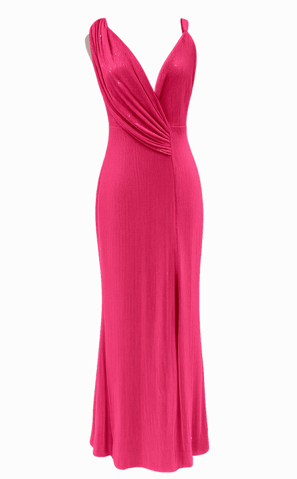 Pink sequin dress