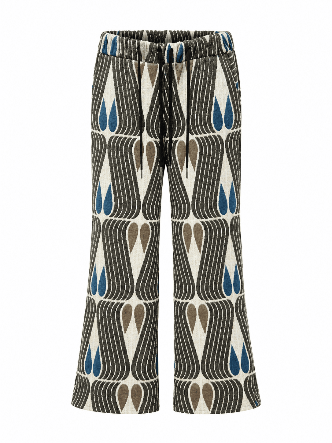 Geometric Jacquard Drawstring Pant 