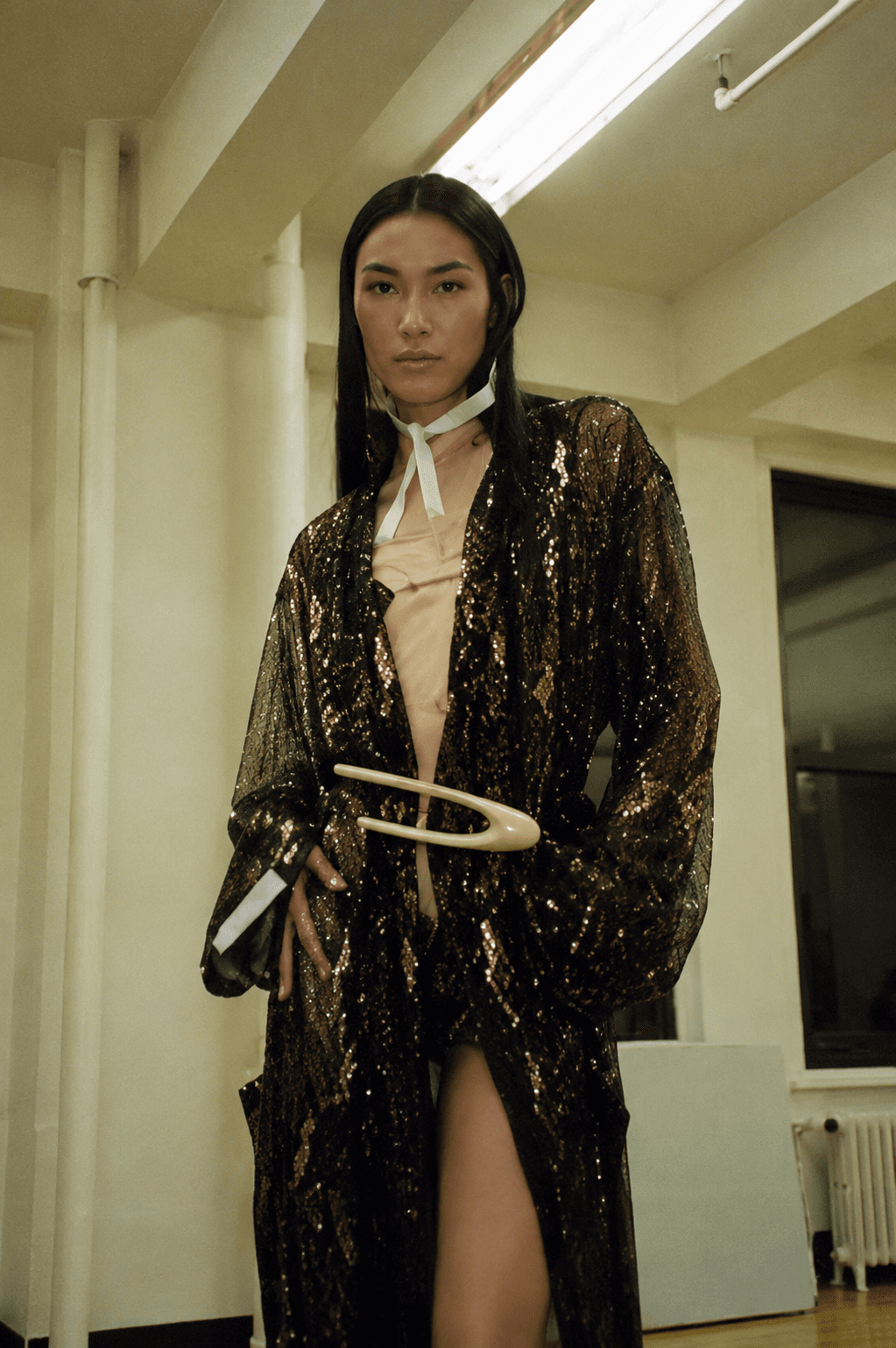 Robe Black/Gold 