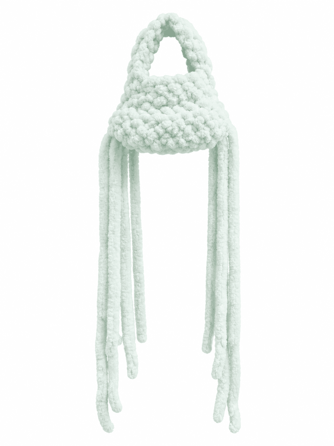 Mint Cloud Knit Bag