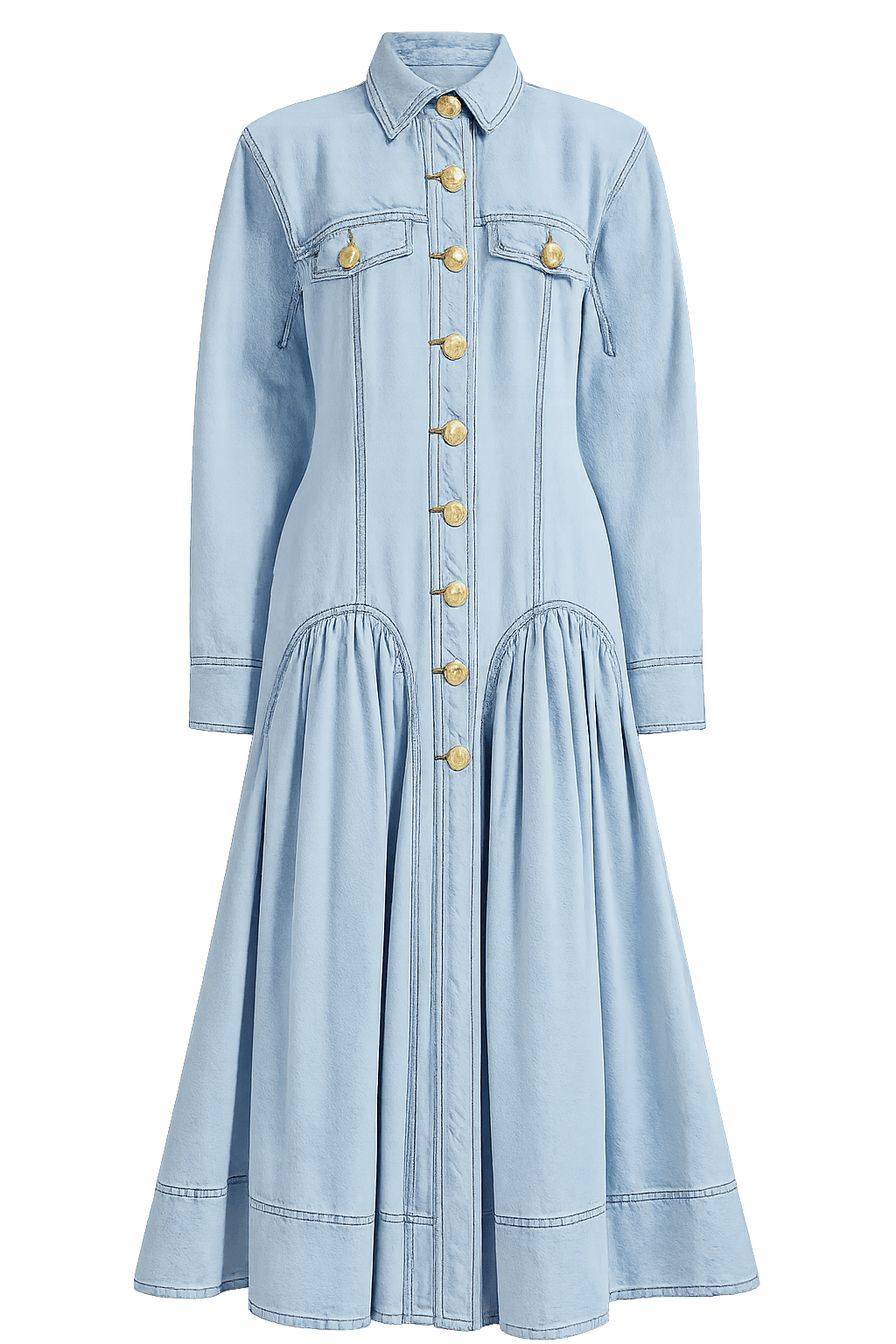 Denim Maxi Dress