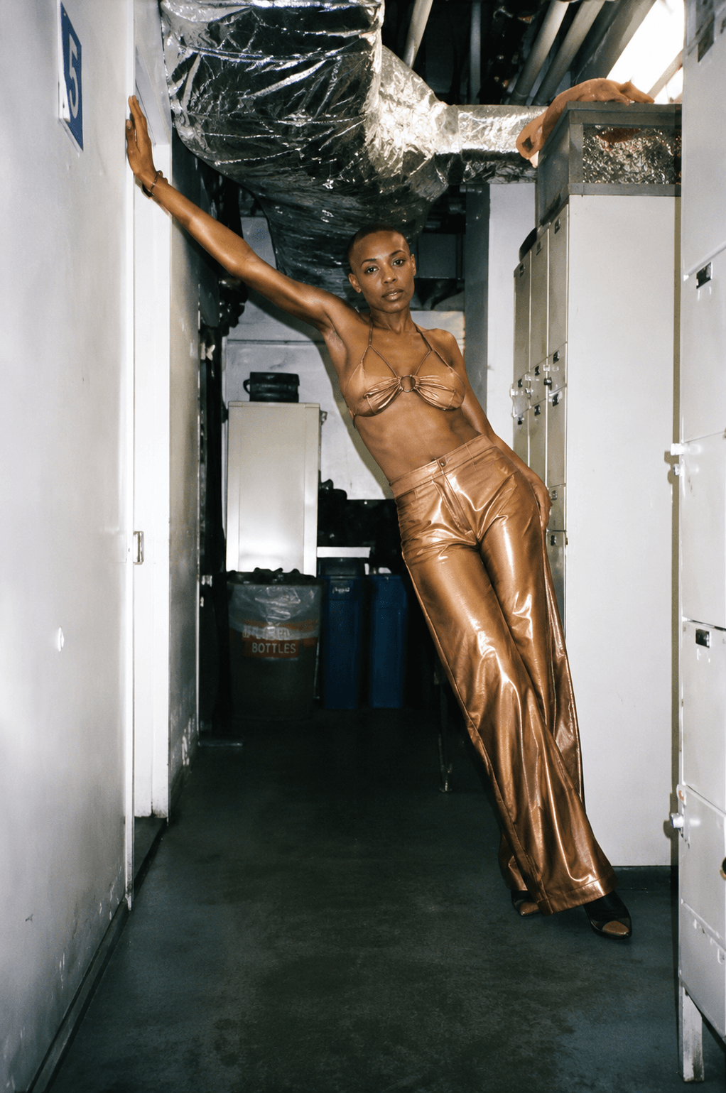 Zipper pants Copper 