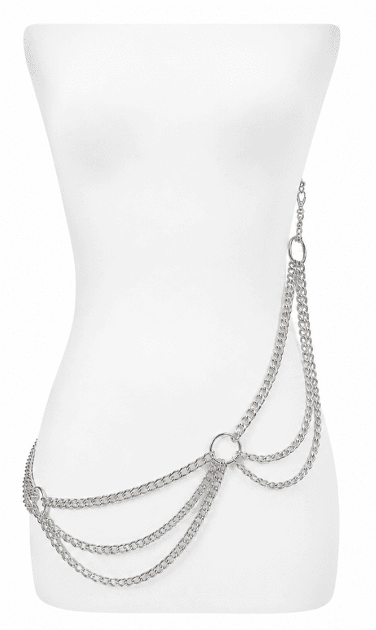 Silver Cascade Waist Chain