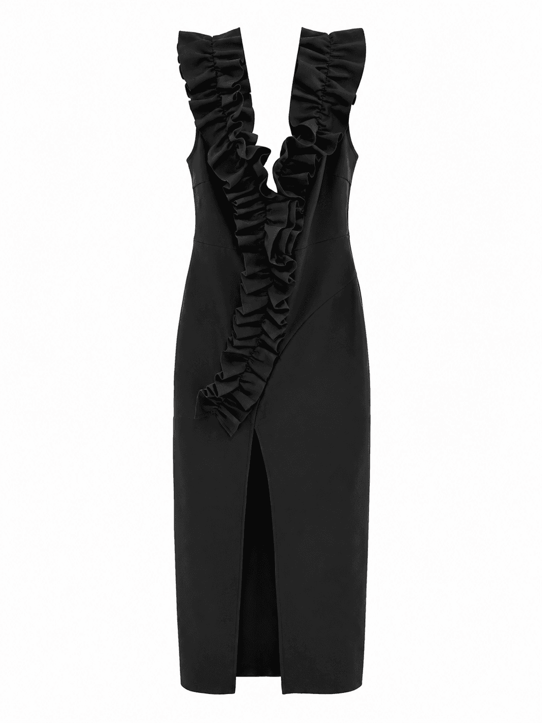 Ruffle Midi Dress